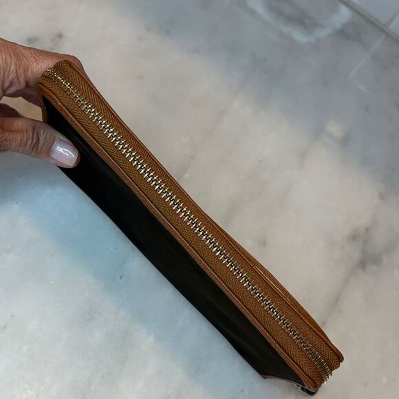 Michael Kors Nylon Leather Full Zip Continental Wallet - Picture 8 of 15